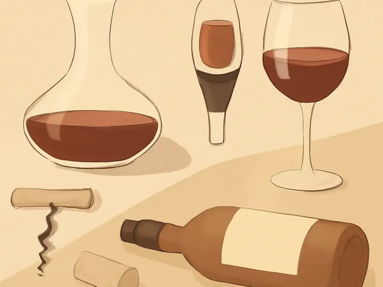 Vergleichs-Checkliste der beiden Belüftungsmethoden für Weinliebhaber.