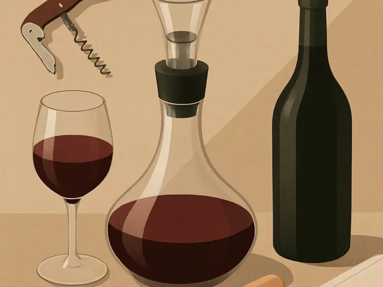 Einsteigerleitfaden zu Dekantern mit integriertem Belüfter: Funktion, Vorteile, Pflege und Auswahl-Checkliste.