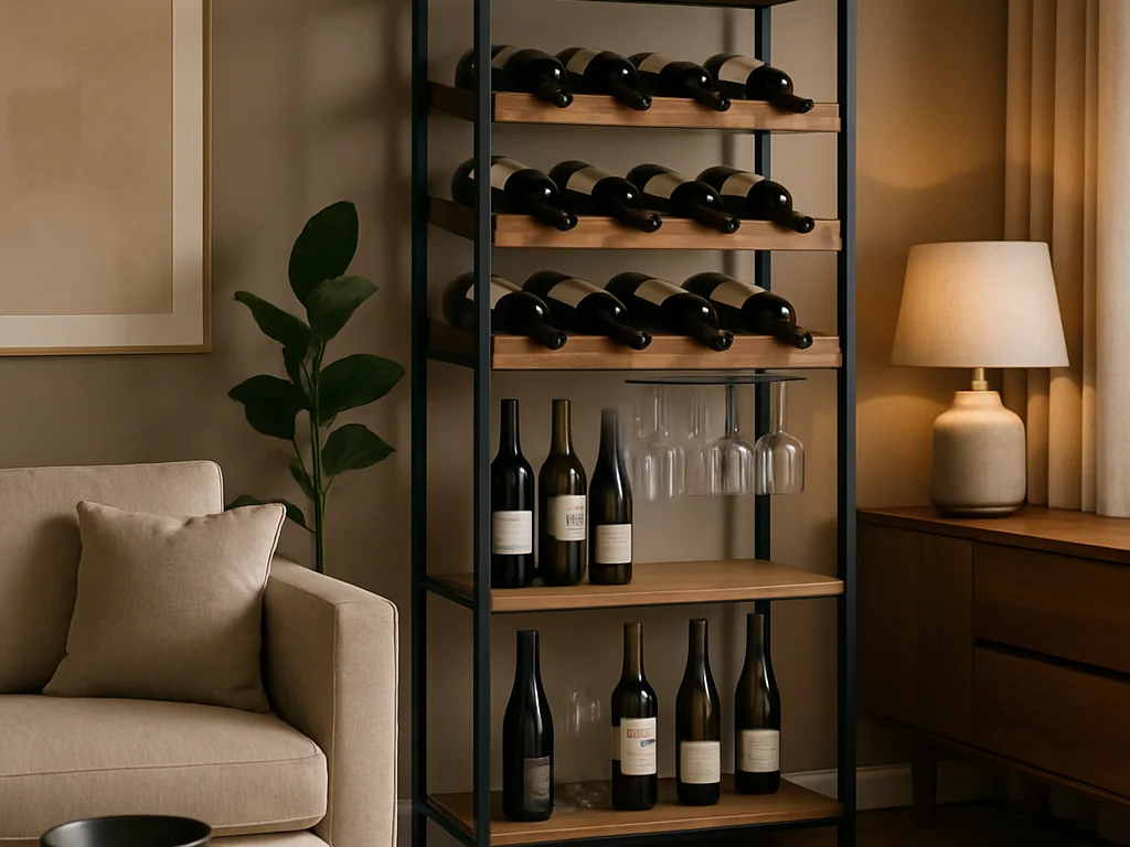 Gestaltungs- und Lagerungs-Guide für Weinliebhaber.